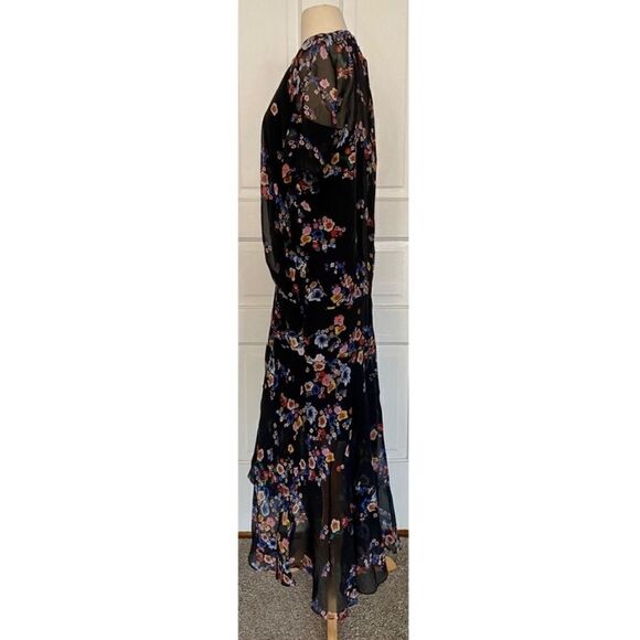 Rare Runway Limited Edition Silk Thornton Bregazzi Melina Floral Midi Dress - Picture 5 of 14